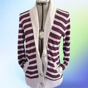 American Eagle VNeck Button Down Sweater L